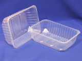 Контейнер Упакс-Юнити пластиковый одноразовый прозрачный пищевой 750 мл 186 x 132 x 51,8 мм