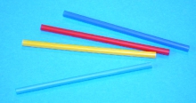 Трубочка для коктейля диаметр 5 мм длина 12,5 см Мартинка прямая цветная 400 штук