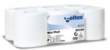 Туалетная бумага "Celtex Mini Jumbo" (20159), 2-сл, 160 м, 12 шт в коробе