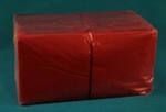 Салфетки бумажные Биг-Пак 1-слойные 24 х 24 см 400 листов бордовые