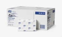 Бумажные полотенца листовые TORK Premium ZZ сложения 2-слойные 170 листов белые (100277)