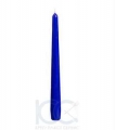 Свеча коническая античная синяя НСК 245 мм