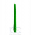 Свеча коническая античная зеленая НСК 245 мм