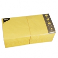 Салфетки бумажные Pap Star 3-слойные 33 х 33 см 250 листов желтые