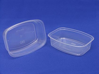 Контейнер Упакс-Юнити пластиковый одноразовый прозрачный пищевой 350 мл 138 x 102,2 x 39,3 мм