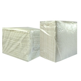 Салфетки бумажные Вельгия 1-слойные 25 х 25 см 100 листов белые