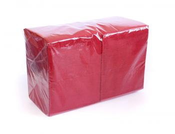 Салфетки бумажные Биг-Пак 2-слойные 33 х 33 см 200 листов красные