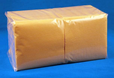Салфетки бумажные Биг-Пак 1-слойные 24 х 24 см 400 листов желтые